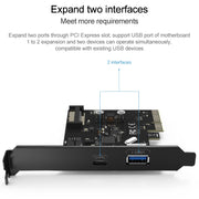 Adattatore PCI-E USB 3.1 a 2 porte ORICO PA31-AC