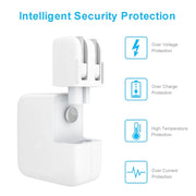 Caricabatterie da viaggio universale con interfaccia USB-C/Type-C PD3.0 da 30 W con piedino staccabile, spina americana, US Plug