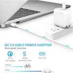 Caricatore USB-C PD3.0 30W con spina AU e piedino staccabile
