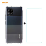 Hat-Prince ENKAY Custodia antiurto in TPU trasparente Custodia morbida antiscivolo + Pellicola protettiva in vetro temperato 0,26 mm 9H 2,5D, For Motorola Moto G9 Plus, For Motorola Moto G9 / G9 Play, For Samsung Galaxy A42 5G, For Samsung Galaxy M31s ...