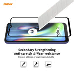 Hat-Prince ENKAY Custodia antiurto in TPU trasparente Custodia morbida antiscivolo + 0,26 mm 9H 2,5D Pellicola protettiva in vetro temperato a copertura totale, For Motorola Moto G9 / G9 Play, For Xiaomi Redmi 9A, For Xiaomi Redmi 9C                   ...