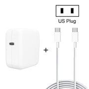 Caricabatterie da viaggio USB-C/Type-C 2 in 1 PD3.0 da 30 W con piedino staccabile + set di cavi dati a ricarica rapida PD3.0 3A da USB-C/Type-C a USB-C/Type-C, Lunghezza cavo: 1 m,Spina degli Stati Uniti, 1m US Plug