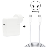 Caricabatterie da viaggio USB-C/Type-C 2 in 1 PD3.0 da 30 W con piedino staccabile + set di cavi dati a ricarica rapida PD3.0 3A da USB-C/Type-C a USB-C/Type-C, Lunghezza cavo: 1 m,Spina AU, 1m AU Plug