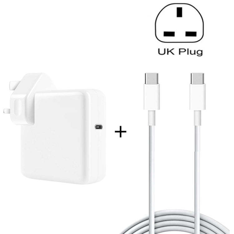 Caricabatterie da viaggio USB-C/Type-C 2 in 1 PD3.0 da 30 W con piedino staccabile + set di cavi dati a ricarica rapida PD3.0 3A da USB-C/Type-C a USB-C/Type-C, Lunghezza cavo: 1 m,Spina britannica, 1m UK Plug