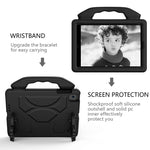 Guscio protettivo piatto anti caduta per bambini in materiale EVA con staffa per il pollice, For iPad Mini 5/4/3/2/1