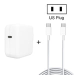 Caricabatterie USB-C 30W PD3.0 con cavo 2m e spina US