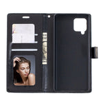 Per Samsung Galaxy A42 5G Crazy Horse Texture Custodia in pelle a vibrazione orizzontale con supporto e slot per schede e portafoglio e cornice per foto, For Galaxy A42 5G