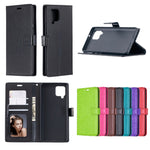 Per Samsung Galaxy A42 5G Crazy Horse Texture Custodia in pelle a vibrazione orizzontale con supporto e slot per schede e portafoglio e cornice per foto, For Galaxy A42 5G