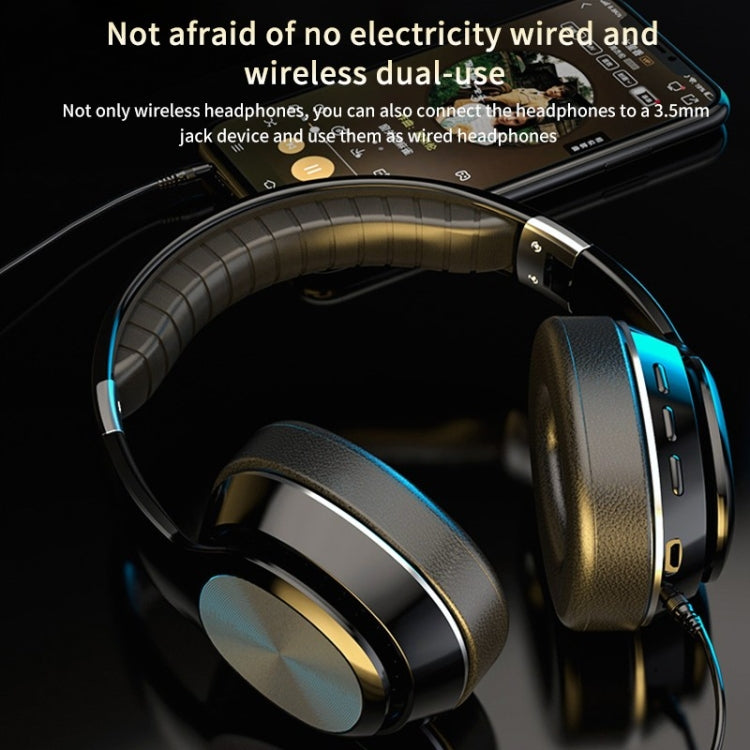 VJ320 Bluetooth 5.0 Cuffie wireless pieghevoli montate sulla testa Supporto TF Card con microfono, VJ320 Black, VJ320 Blue, VJ320 Red, VJ320 White
