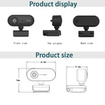 C7 1080PHD Messa a fuoco automatica Obiettivo con rotazione a 360 gradi Trasmissione in tempo reale WebCamera USB senza driver con microfono