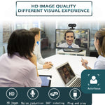 C7 1080PHD Messa a fuoco automatica Obiettivo con rotazione a 360 gradi Trasmissione in tempo reale WebCamera USB senza driver con microfono