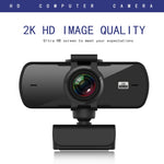 C5 Webcam 2K Full HD con messa a fuoco automatica da 4 milioni di pixel, rotazione a 360°, webcam USB per trasmissione in diretta senza driver, con microfono, C5