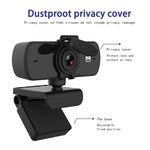 C5 Webcam 2K Full HD con messa a fuoco automatica da 4 milioni di pixel, rotazione a 360°, webcam USB per trasmissione in diretta senza driver, con microfono, C5