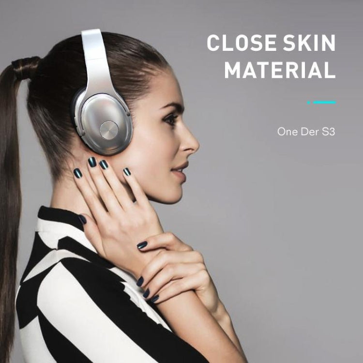 Cuffie e altoparlante OneDer S3 2 in1 Cuffie Bluetooth wireless portatili con cancellazione del rumore stereo sopra l'orecchio