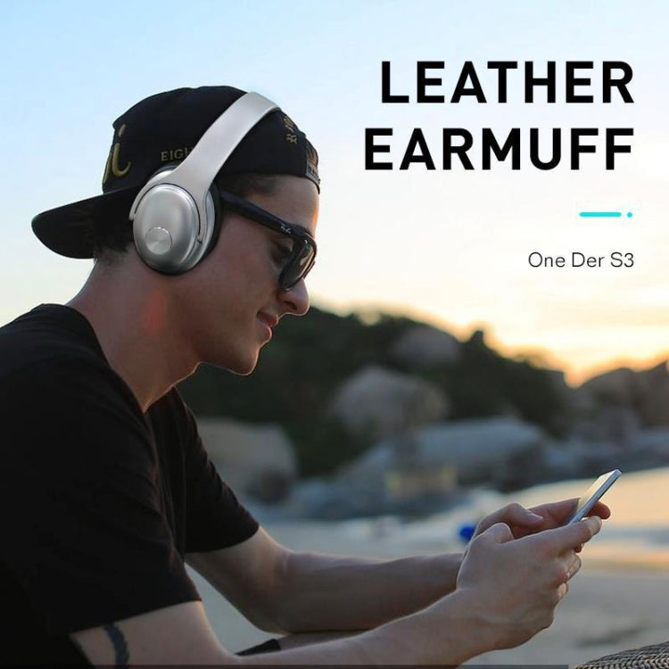 Cuffie e altoparlante OneDer S3 2 in1 Cuffie Bluetooth wireless portatili con cancellazione del rumore stereo sopra l'orecchio