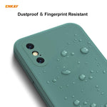 ENKAY ENK-PC071 Custodia protettiva antiurto in silicone liquido Hat-Prince per iPhone XS / X, For iPhone XS