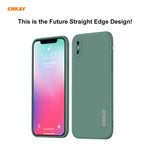 ENKAY ENK-PC072 Custodia protettiva antiurto in silicone liquido Hat-Prince per iPhone XS Max, For iPhone XS Max