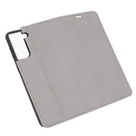 Per Samsung Galaxy S21 Custodia in pelle con ventosa magnetica da lavoro retro-skin con supporto, slot per carte e portafoglio, For Samsung Galaxy S21 5G