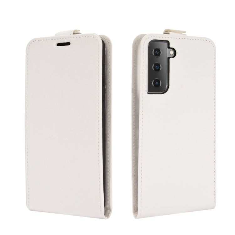 Per Samsung Galaxy S30 R64 Texture Custodia protettiva in pelle a vibrazione verticale singola con slot per schede e cornice per foto, For Galaxy S21 5G