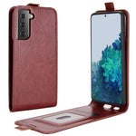 Per Samsung Galaxy S30 R64 Texture Custodia protettiva in pelle a vibrazione verticale singola con slot per schede e cornice per foto, For Galaxy S21 5G