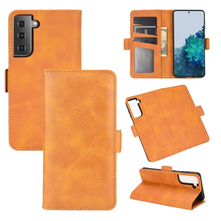 Per Samsung Galaxy S30 Custodia in pelle a vibrazione orizzontale con fibbia magnetica a doppio lato con supporto, slot per schede e portafoglio, For Samsung Galaxy S21 5G