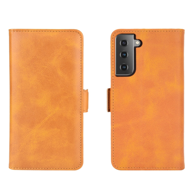 Per Samsung Galaxy S30 Custodia in pelle a vibrazione orizzontale con fibbia magnetica a doppio lato con supporto, slot per schede e portafoglio, For Samsung Galaxy S21 5G