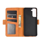 Per Samsung Galaxy S30 Custodia in pelle a vibrazione orizzontale con fibbia magnetica a doppio lato con supporto, slot per schede e portafoglio, For Samsung Galaxy S21 5G