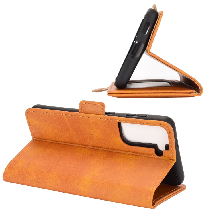 Per Samsung Galaxy S30 Custodia in pelle a vibrazione orizzontale con fibbia magnetica a doppio lato con supporto, slot per schede e portafoglio, For Samsung Galaxy S21 5G