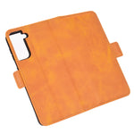 Per Samsung Galaxy S30 Custodia in pelle a vibrazione orizzontale con fibbia magnetica a doppio lato con supporto, slot per schede e portafoglio, For Samsung Galaxy S21 5G
