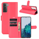 Per Samsung Galaxy S30 Litchi Texture Custodia protettiva a vibrazione orizzontale con supporto e slot per schede e portafoglio, For Galaxy S21 5G