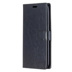 Per Samsung A51 5G Crazy Horse Texture Custodia in pelle a vibrazione orizzontale con supporto e slot per schede e portafoglio e cornice per foto, For Samsung Galaxy A51 5G