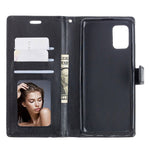 Per Samsung A51 5G Crazy Horse Texture Custodia in pelle a vibrazione orizzontale con supporto e slot per schede e portafoglio e cornice per foto, For Samsung Galaxy A51 5G