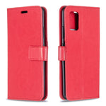 Per Samsung A51 5G Crazy Horse Texture Custodia in pelle a vibrazione orizzontale con supporto e slot per schede e portafoglio e cornice per foto, For Samsung Galaxy A51 5G