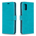 Per Samsung A51 5G Crazy Horse Texture Custodia in pelle a vibrazione orizzontale con supporto e slot per schede e portafoglio e cornice per foto, For Samsung Galaxy A51 5G