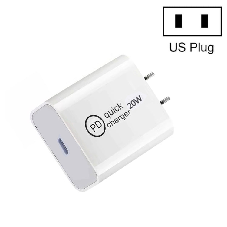 Caricabatterie USB-C 20W PD compatibile smartphone
