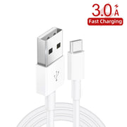 XJ-015 Cavo dati di ricarica rapida da USB maschio a Type-C/USB-C maschio 3A, lunghezza: 2 m, 2m