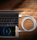 Cavo ricarica rapida USB-C 3 metri 2,4A per smartphone