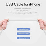 Cavo ricarica rapida USB 8 pin 1 metro compatibile Apple