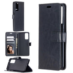 Per Samsung Galaxy S20 FE Crazy Horse Texture Custodia in pelle a vibrazione orizzontale con supporto e slot per schede e portafoglio e cornice per foto, For Galaxy S20 FE