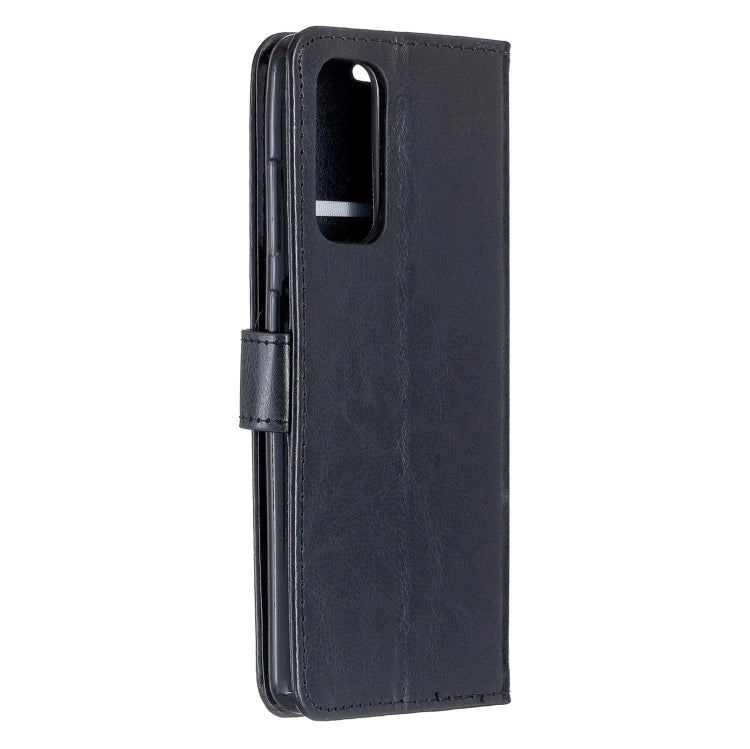 Per Samsung Galaxy S20 FE Crazy Horse Texture Custodia in pelle a vibrazione orizzontale con supporto e slot per schede e portafoglio e cornice per foto, For Galaxy S20 FE