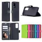 Per Samsung Galaxy S20 FE Crazy Horse Texture Custodia in pelle a vibrazione orizzontale con supporto e slot per schede e portafoglio e cornice per foto, For Galaxy S20 FE
