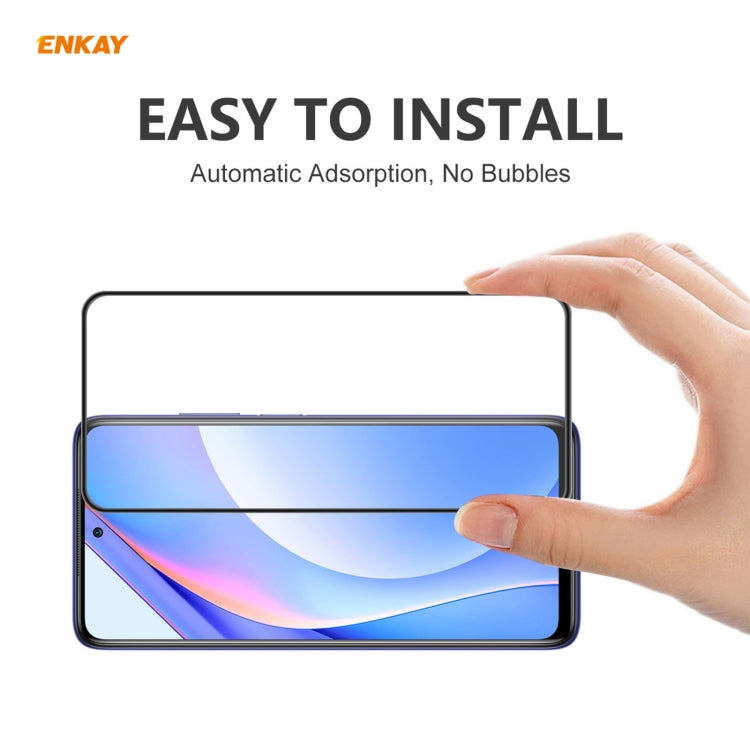 ENKAY Hat-Prince Protezione anticaduta per pellicola a schermo intero in vetro temperato con colla piena anti-caduta, For Xiaomi 10T Lite 5G, For Samsung Galaxy M51, For Samsung Galaxy S20 FE 5G, For Motorola Moto E7 Plus, For LG K42 / K52 / K62