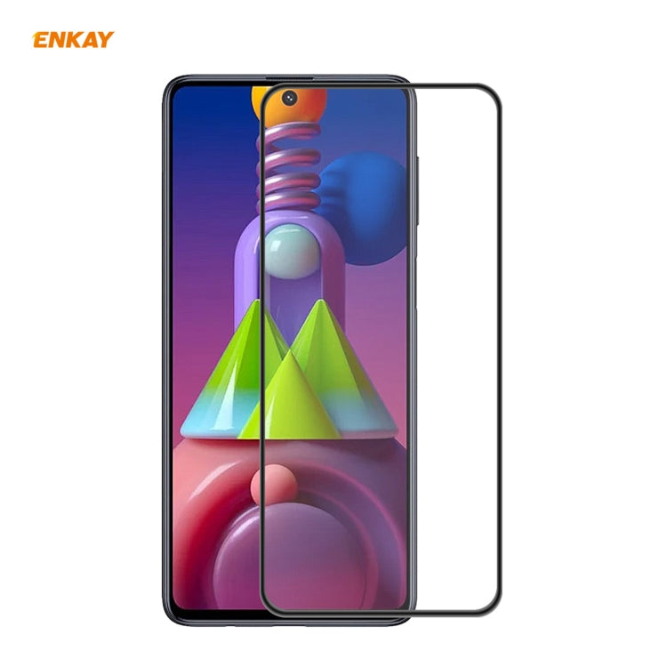 ENKAY Hat-Prince Protezione anticaduta per pellicola a schermo intero in vetro temperato con colla piena anti-caduta, For Xiaomi 10T Lite 5G, For Samsung Galaxy M51, For Samsung Galaxy S20 FE 5G, For Motorola Moto E7 Plus, For LG K42 / K52 / K62