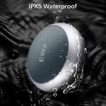 EWA A110 IPX5 Mini altoparlante Bluetooth wireless portatile impermeabile in metallo Supporta audio da 3,5 mm e scheda TF da 32 GB e chiamate