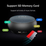 EWA A110 IPX5 Mini altoparlante Bluetooth wireless portatile impermeabile in metallo Supporta audio da 3,5 mm e scheda TF da 32 GB e chiamate