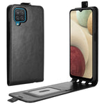 Per Samsung Galaxy A12 R64 Texture Custodia protettiva in pelle a vibrazione verticale singola con slot per schede e cornice per foto, For Galaxy A12
