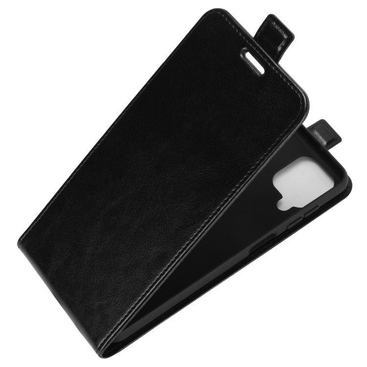 Per Samsung Galaxy A12 R64 Texture Custodia protettiva in pelle a vibrazione verticale singola con slot per schede e cornice per foto, For Galaxy A12