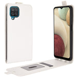 Per Samsung Galaxy A12 R64 Texture Custodia protettiva in pelle a vibrazione verticale singola con slot per schede e cornice per foto, For Galaxy A12
