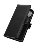 Per Samsung Galaxy A12 Custodia in pelle a vibrazione orizzontale con fibbia magnetica a doppio lato con supporto, slot per carte e portafoglio, For Galaxy A12