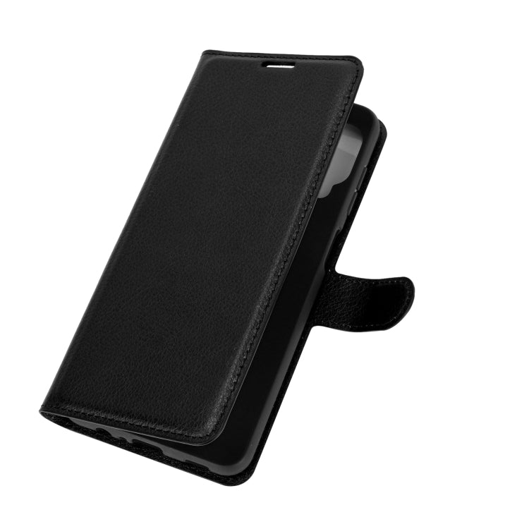 Per Samsung Galaxy A12 Litchi Texture Custodia protettiva a vibrazione orizzontale con supporto, slot per schede e portafoglio, For Galaxy A12
